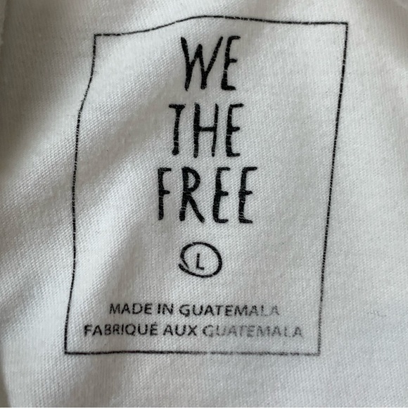 WE THE FREE Long Sleeve Cotton Crew-Neck Tee - Picture 9 of 9